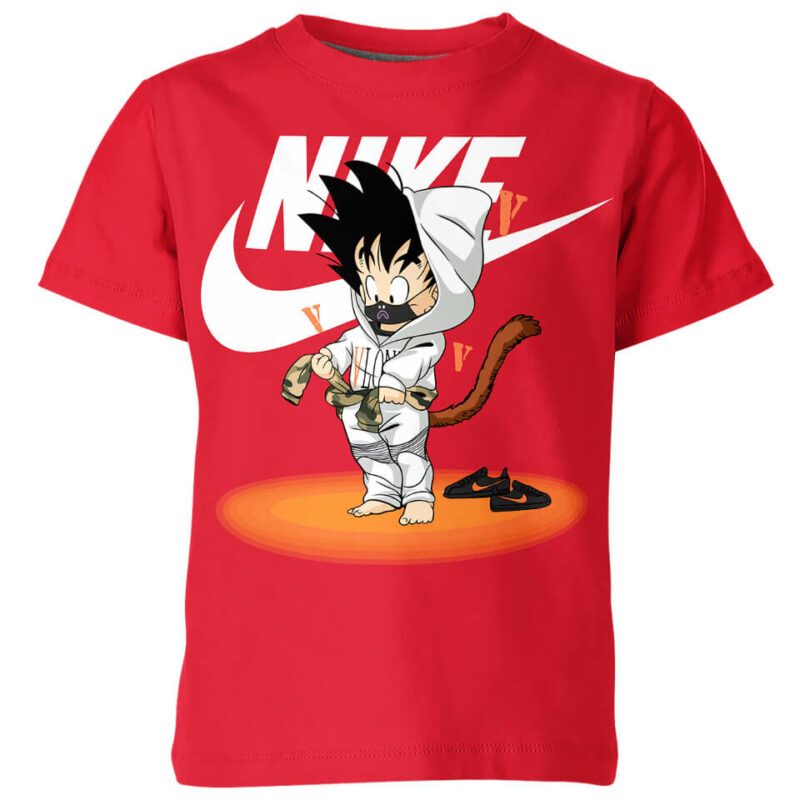 Son Goku From Dragon Ball Z Nike Shirt