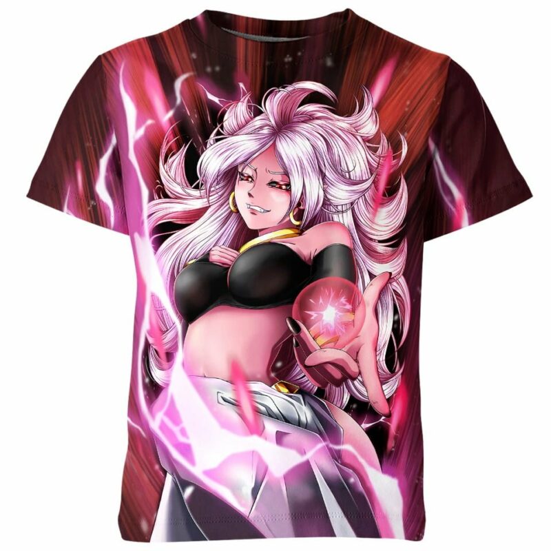 Sorcerer Android 21 Dragon Ball all over print T-shirt
