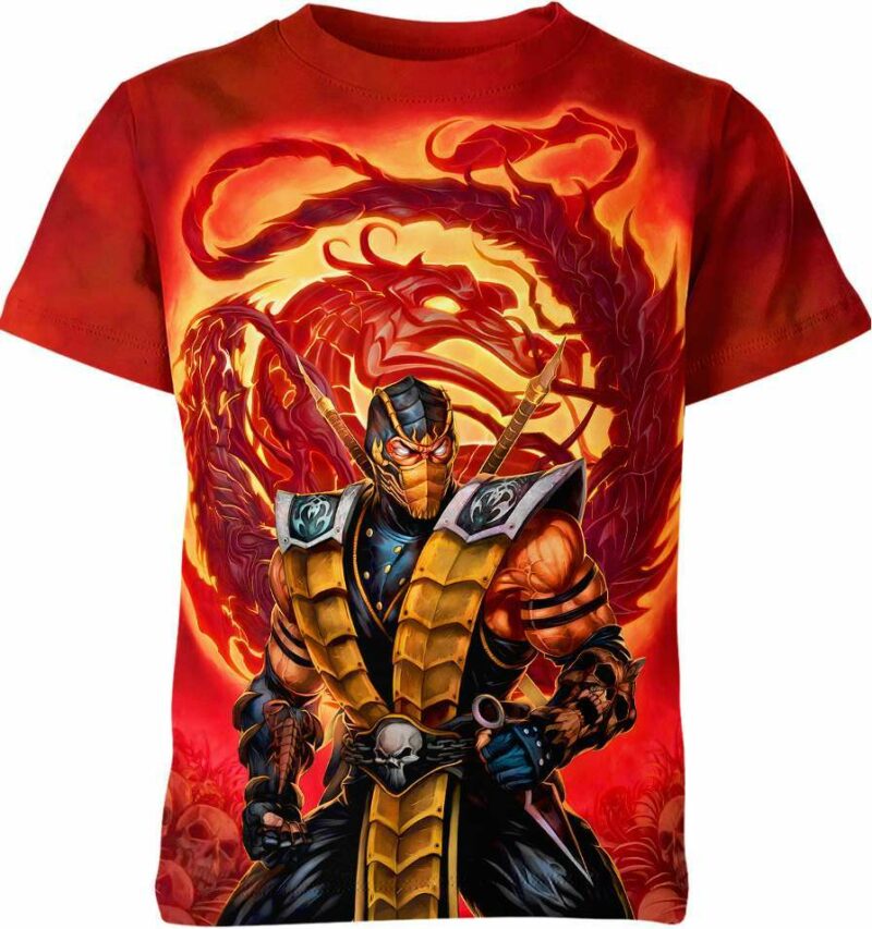 MK9 Scorpion - Mortal Kombat all over print T-shirt